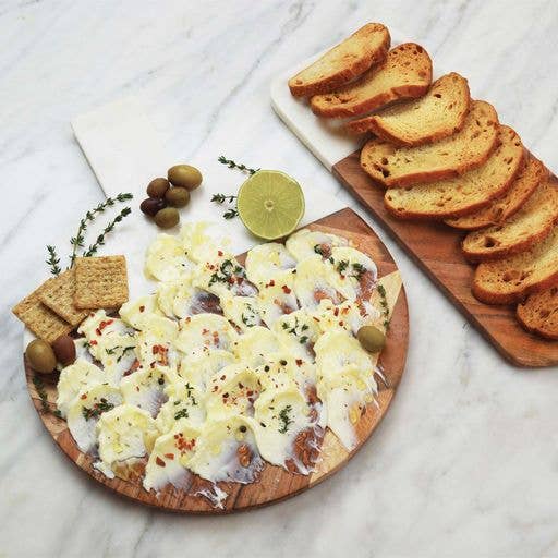 Marble & Wood Serving Board