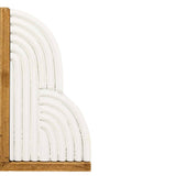 Wren Set of 2 Arched Cloud Bookends White Wood