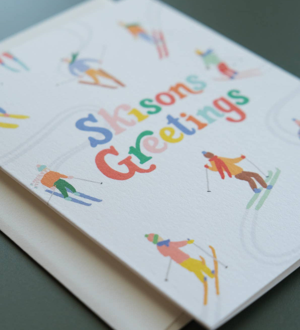 Skisons Greeting Holiday Card