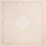 Abstract Pattern Printed Square Silky Satin Scarf