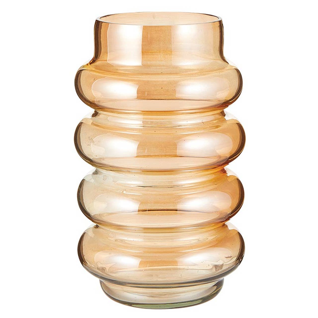 Gold Luster Glass Vase