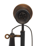 Vintage Black Metal Sculpture - Antique Home Accent