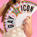 Pride Gay Icon Fan | rainbow, parade, festival