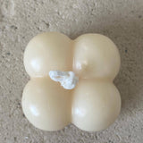 Small Bubble Cube Sculptural Decoration Candle