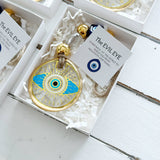Evil Eye Wall Hanging, Gold Evil Eye Wall Decor, Protection