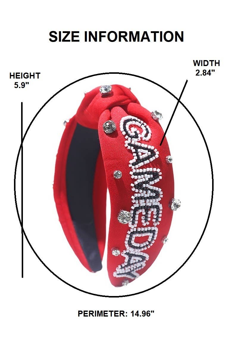 ...SI-26829 Game Day Team Spirit Rhinestone Headband