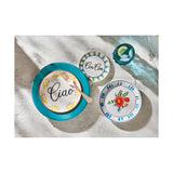 SALE Dolce Vita Ciao Appetizer Plate - Yellow