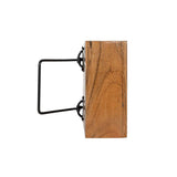 Louisa Cookbook Holder Acacia Wood Marble & Metal