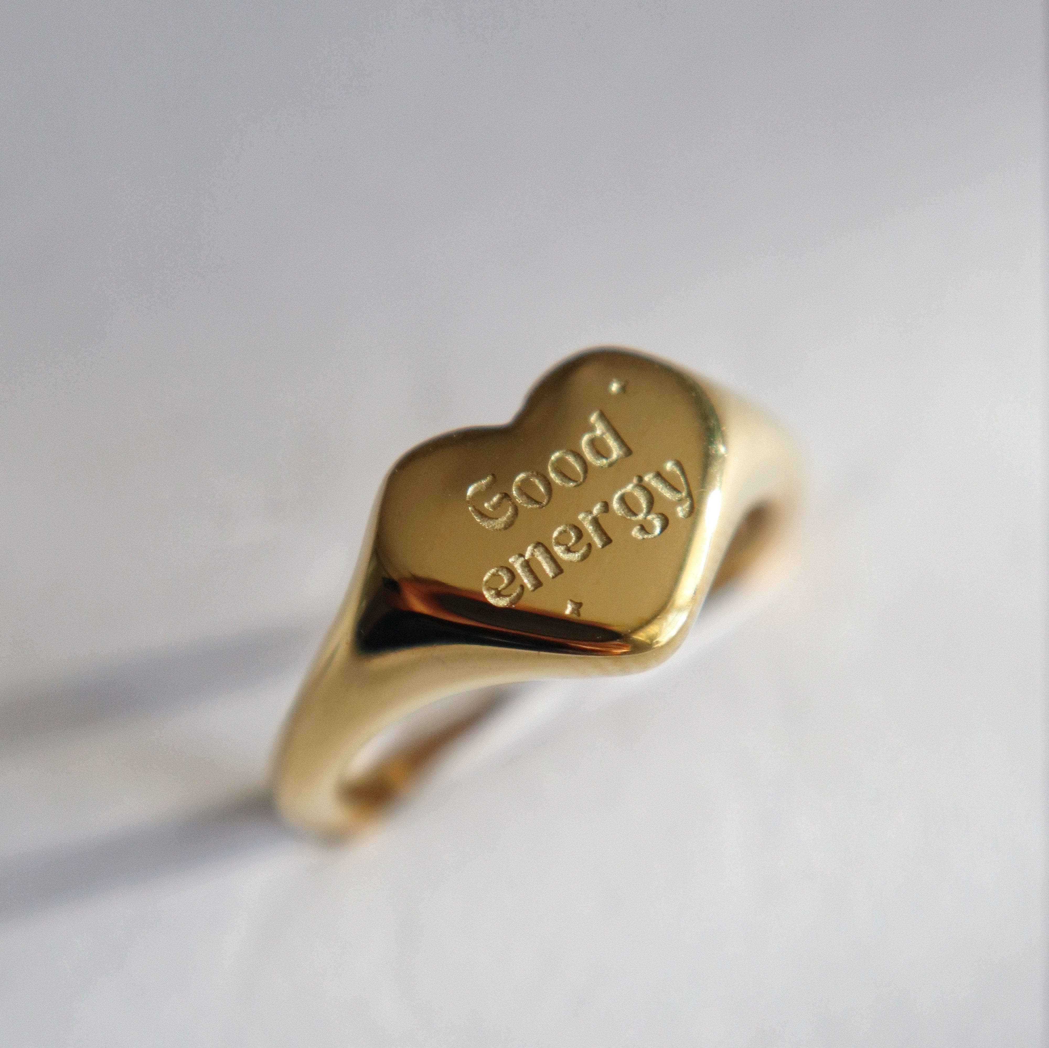 Good Energy Heart Ring