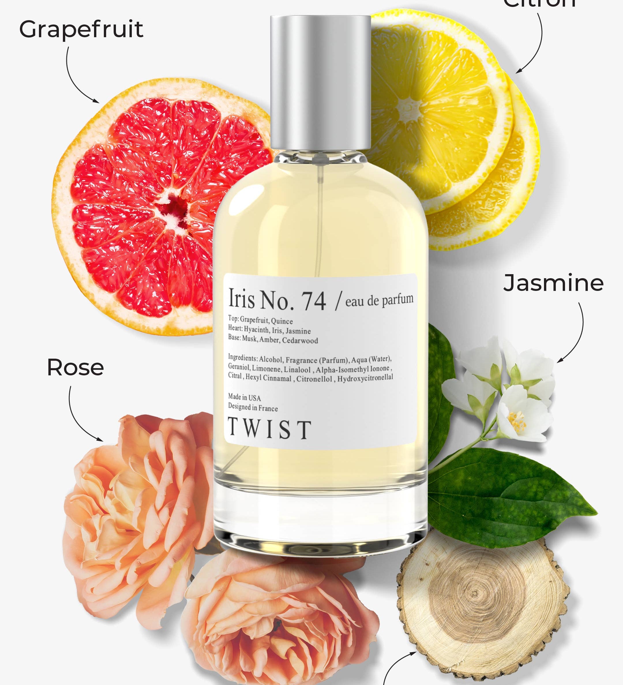 Twist Iris No. 74 Inspired by Chanel's Chance Eau Tendre
