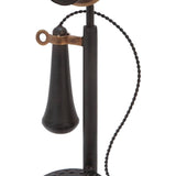 Vintage Black Metal Sculpture - Antique Home Accent