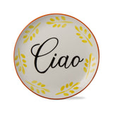 SALE Dolce Vita Ciao Appetizer Plate - Yellow