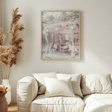 "Paris Carousel III" Framed Textured Wall Art