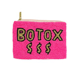 BOTOX Message Seed Beaded Mini Pouch Bag