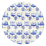 Delft Tiles Glass Cutting Board