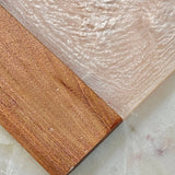 Ivory Resin & Wood Cheese Board