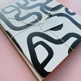 Black & White Squiggle Notebook Duo