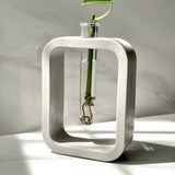 Cement rectangle pot plant