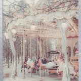 "Paris Carousel III" Framed Textured Wall Art