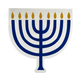 HNK1141 - Shaped Menorah Luncheon Napkin