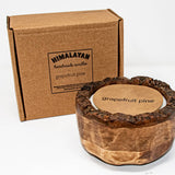 Himalayan Handmade Candles Endurance Wood Candle Bowls Small