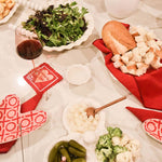 Stamp of Love Cocktail Napkins Set of 4