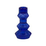 Cobalt Blue Glass Candlestick Holder | Home Décor |
