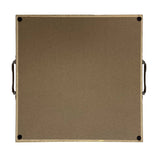 Pheasant and Flower Decorative Tray with Brass Handles