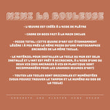 Very large abstract framed plaster canvas