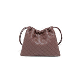 Mini Woven Draw Shoulder Mobile Bag
