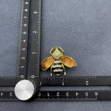 Rhinestone Enamel Bee Brooch