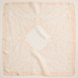 Abstract Pattern Printed Square Silky Satin Scarf