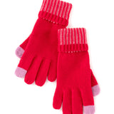 CHRISTIE TOUCHSCREEN GLOVES, RED