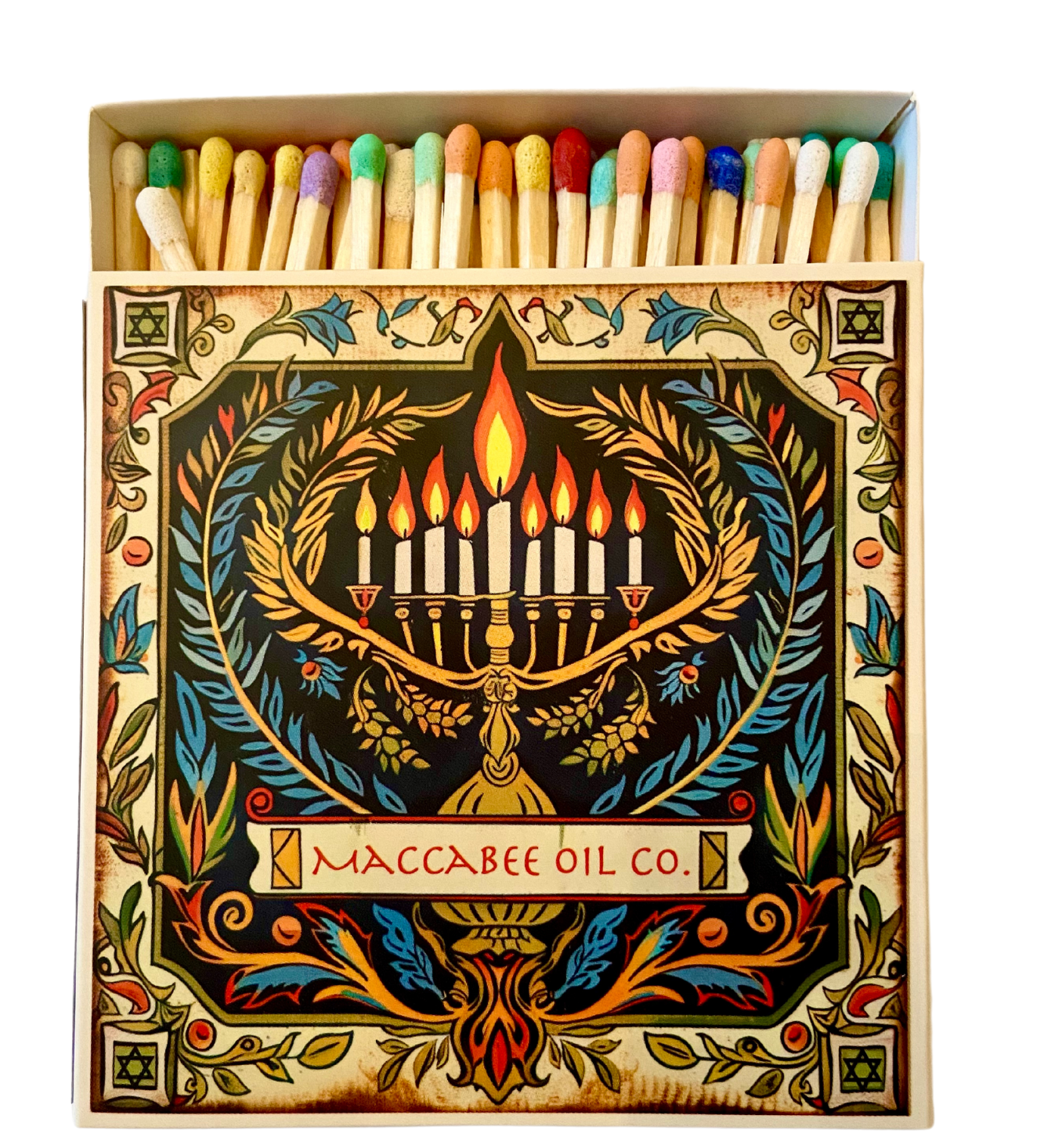Maccabee Oil Co Shabbat Luxury Safety Match Box