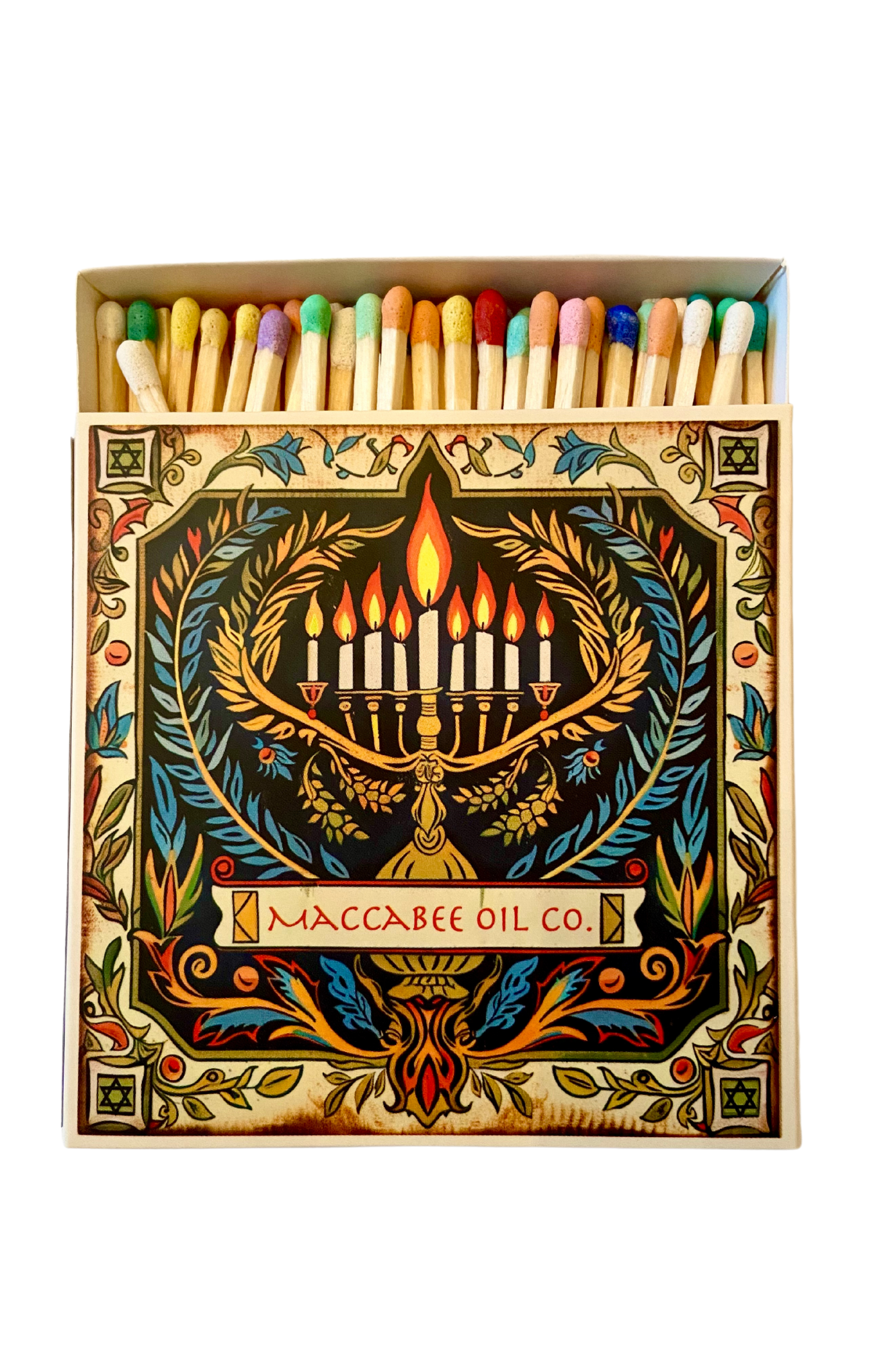 Maccabee Oil Co Shabbat Luxury Safety Match Box