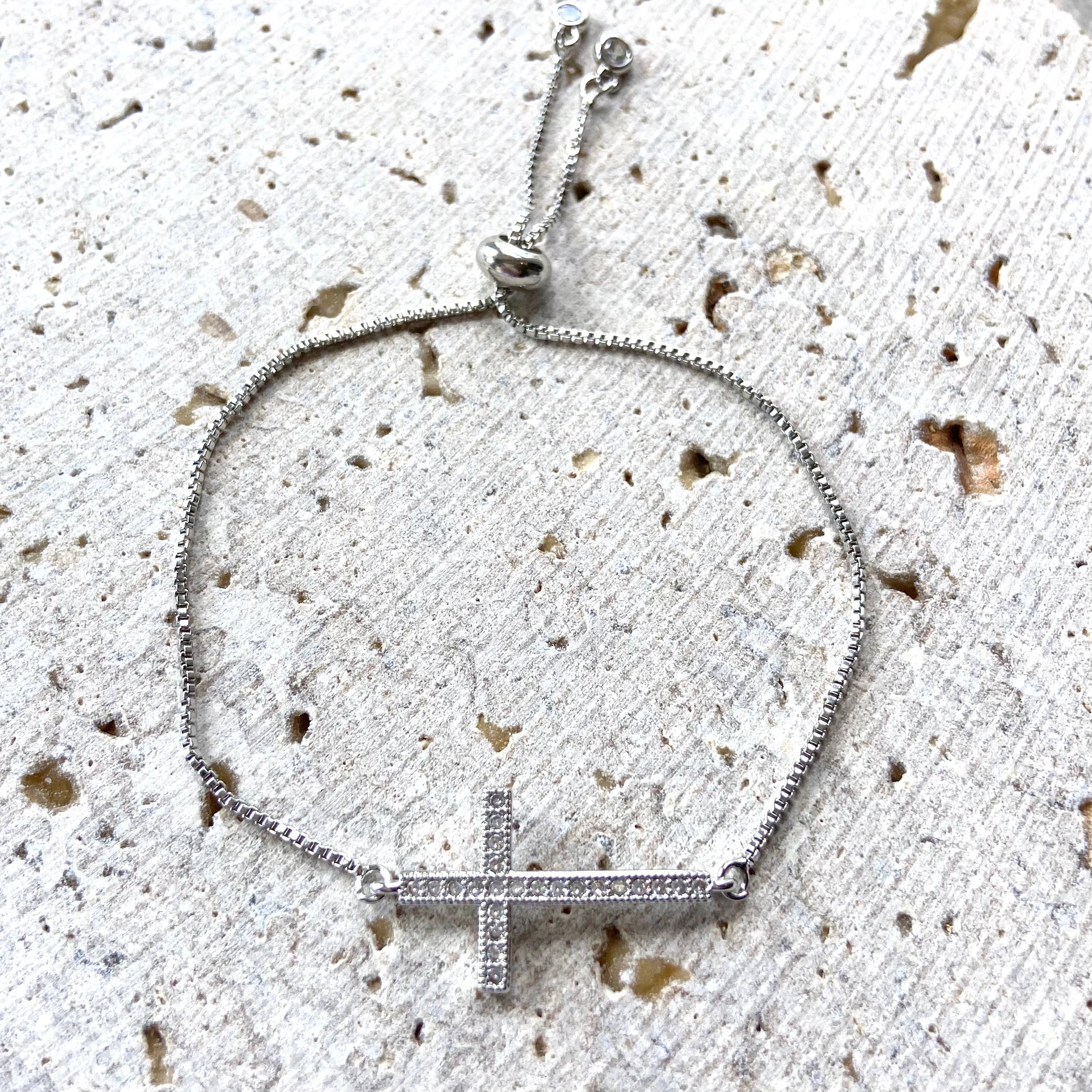 Cross bracelet religious jewelry bible gift shop Jesus