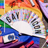 Pride Gay Icon Fan | rainbow, parade, festival