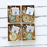 Evil Eye Wall Hanging, Gold Evil Eye Wall Decor, Protection