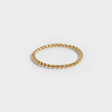 Stainless Steel Braided Stacking Ring - Hypoallergenic