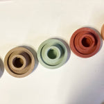 The Round Taper Candle Holder set of 2