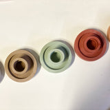 The Round Taper Candle Holder set of 2
