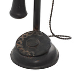 Vintage Black Metal Sculpture - Antique Home Accent