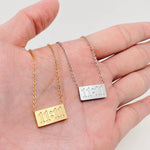 11:11 Charm Pendant Stainless Steel Necklace - FGS