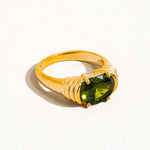 Verna 18K Gold Non-Tarnish Rhinestone Ring