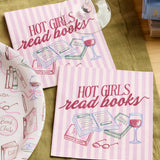 Hot Girls Book Club Napkins | book party, bookish