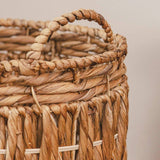 Large Wicker Basket w/ Handles (Set of 2)