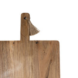Prairie 38 Inch Oversized Cutting Board Acacia Wood & Jute