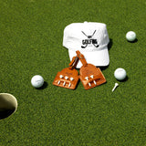 Golfing Dad - Faux Leather Golf Bag Tag