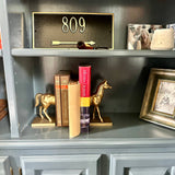 Horse Decorative Bookend Set, 4.5" x 3.75" x 9"