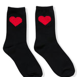 ".._ SI-26013 VALENTINE HEART CREW SOCKS